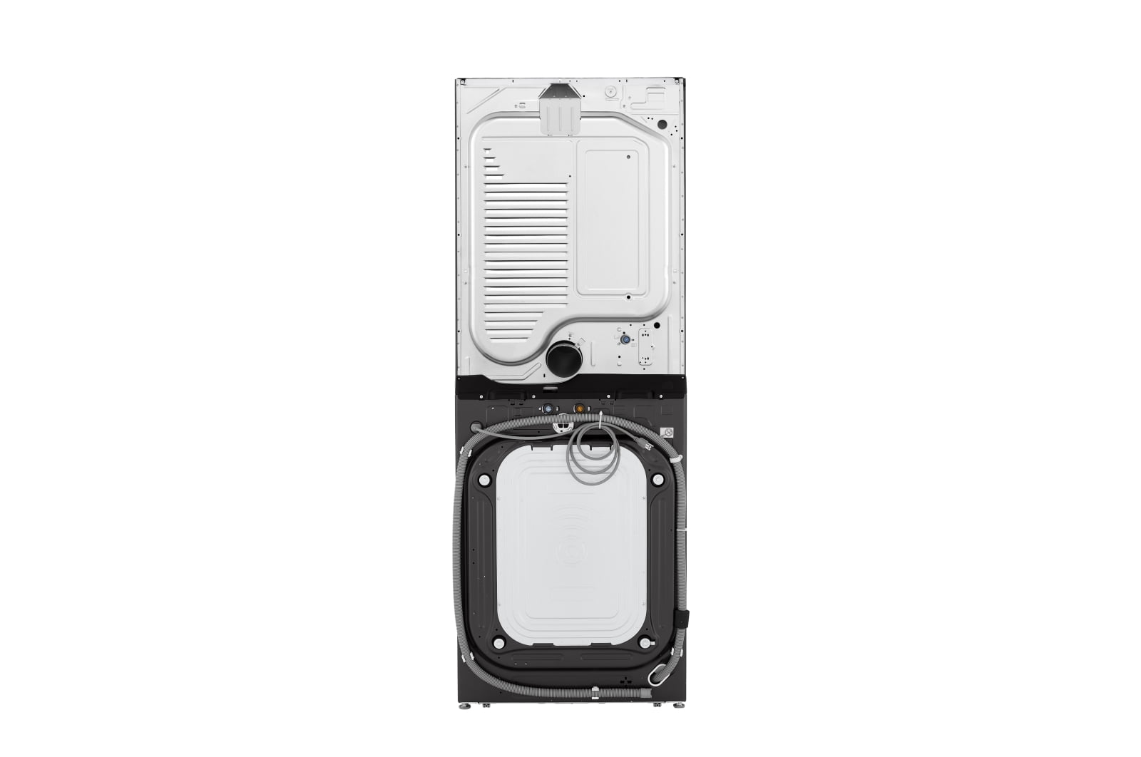 Lg WKEX200HBA Single Unit Front Load Lg Washtower™ With Center Control™ 4.5 Cu. Ft. Washer And 7.4 Cu. Ft. Electric Dryer