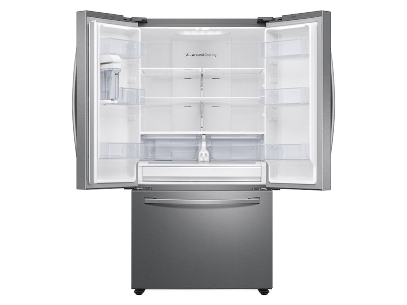 Samsung RF28T5021SR 28 Cu. Ft. Large Capacity 3-Door French Door Refrigerator With Autofill Water Pitcher In Stainless Steel