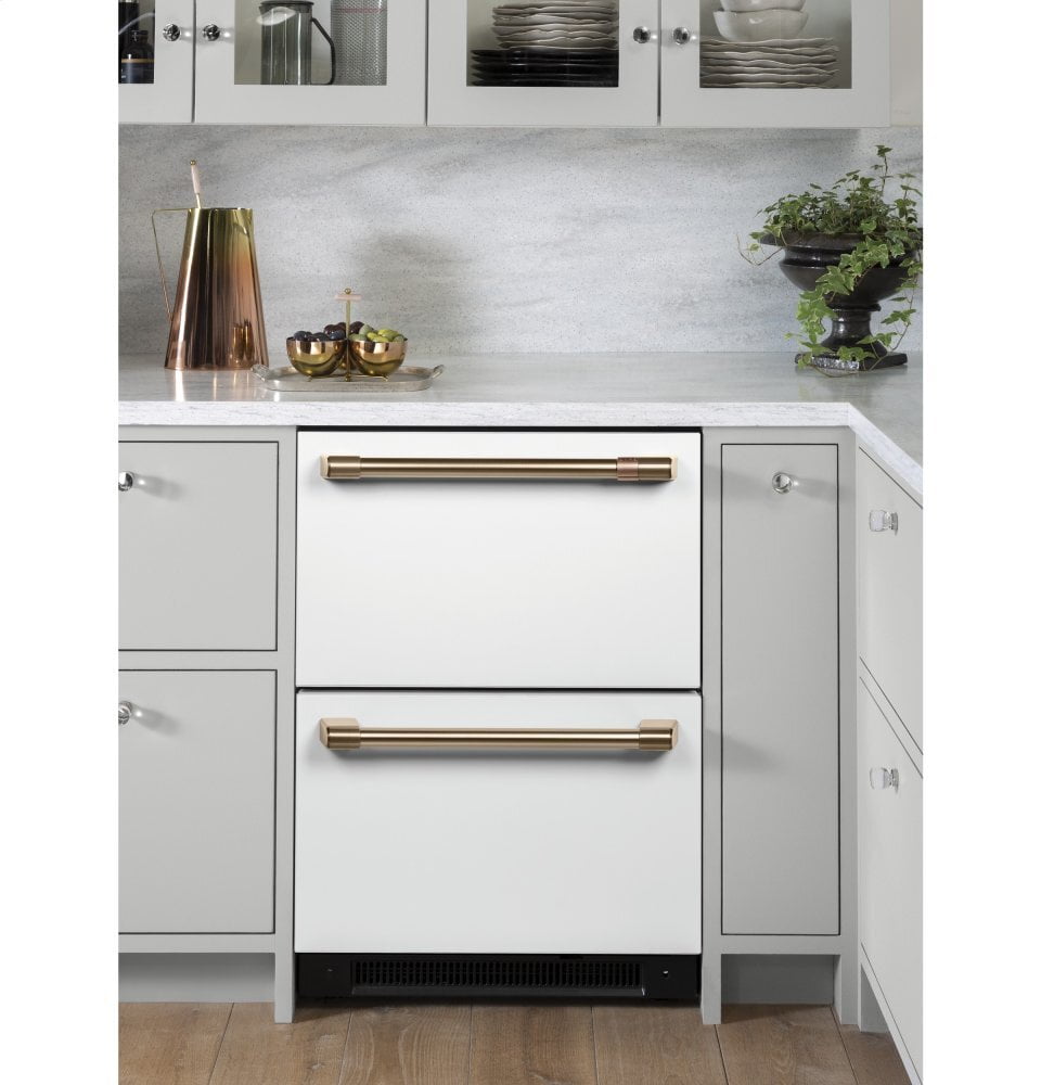 Cafe CDE06RP4NW2 Café 5.7 Cu. Ft. Built-In Dual-Drawer Refrigerator