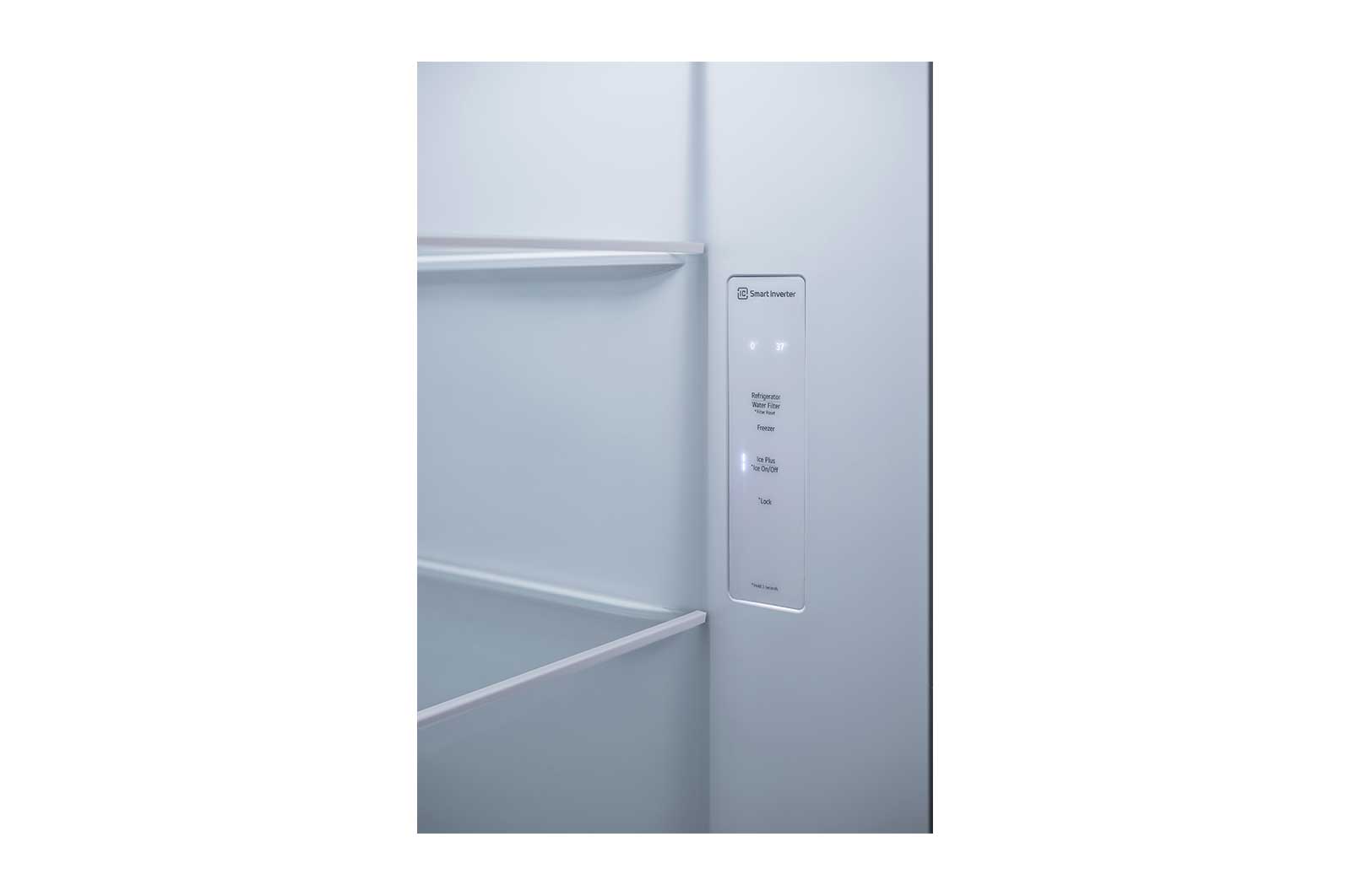 Lg LRSXS2706S 27 Cu. Ft. Side-By-Side Refrigerator With Smooth Touch Ice Dispenser