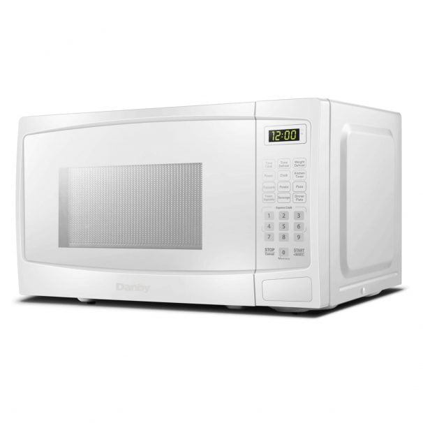 Danby DBMW1120BWW Danby 1.1 Cuft White Microwave