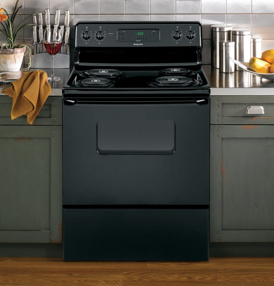 Hotpoint RBS360DMBB Hotpoint® 30" Free-Standing Standard Clean Electric Range