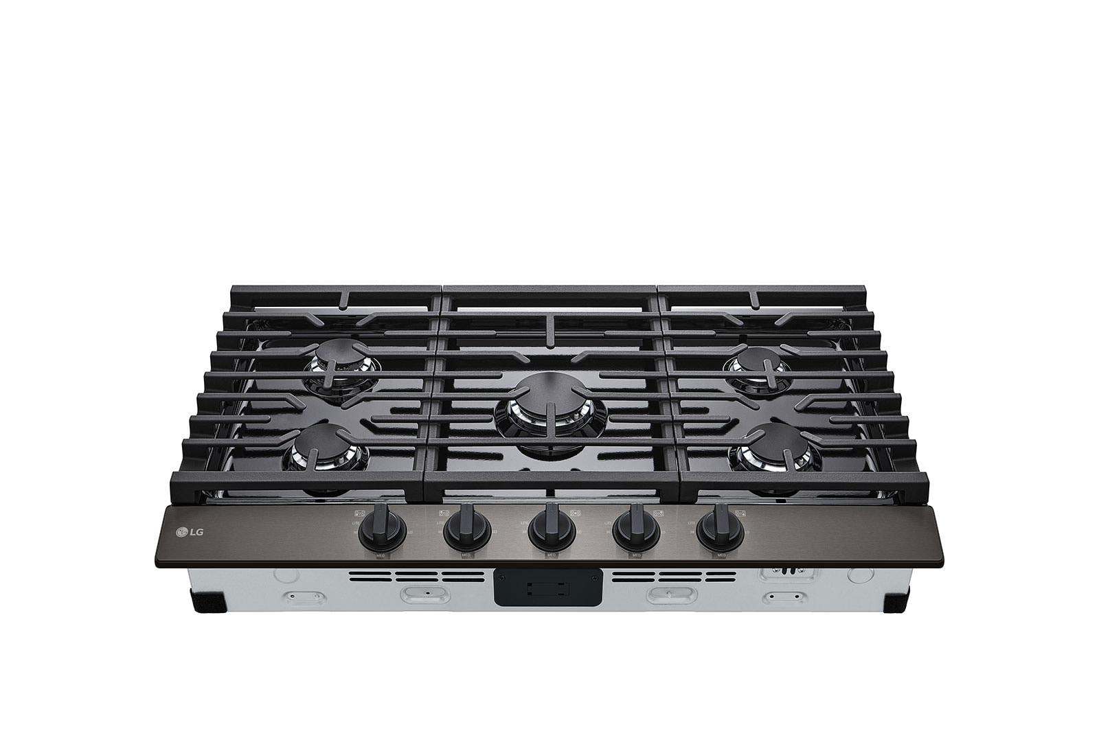 Lg CBGJ3623D 36" Gas Cooktop With Ultraheat™ 20K Btu Burner