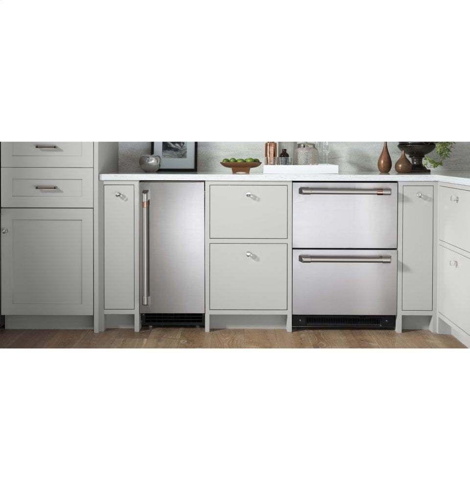 Cafe CDE06RP2NS1 Café 5.7 Cu. Ft. Built-In Dual-Drawer Refrigerator