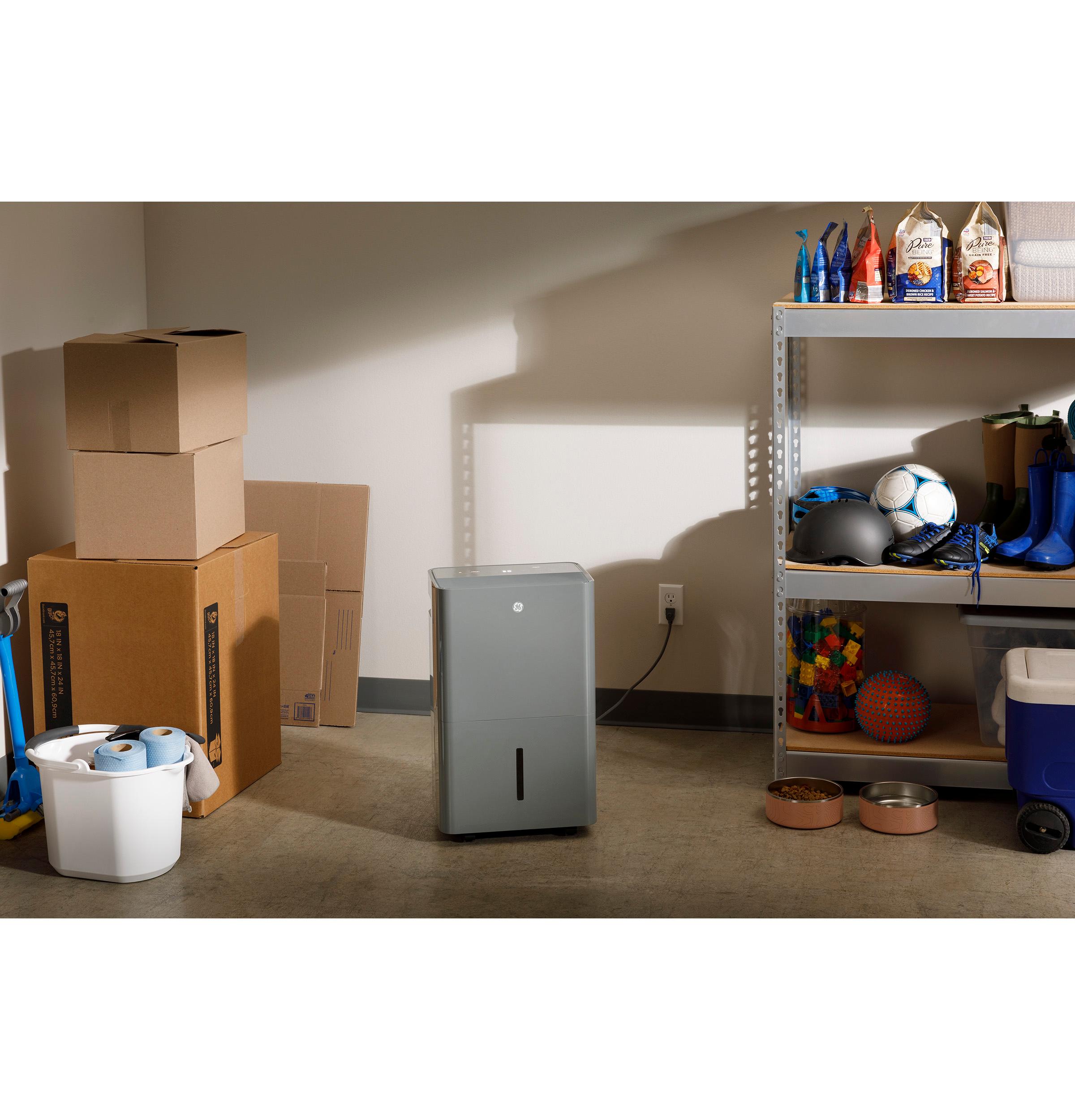Ge Appliances ADYR50LC Ge® Energy Star® 50 Pint Portable Dehumidifier With Smart Dry For Wet Spaces