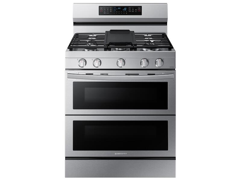 Samsung NX60A6751SS 6.0 Cu. Ft. Smart Freestanding Gas Range With Flex Duo™, Stainless Cooktop & Air Fry In Stainless Steel
