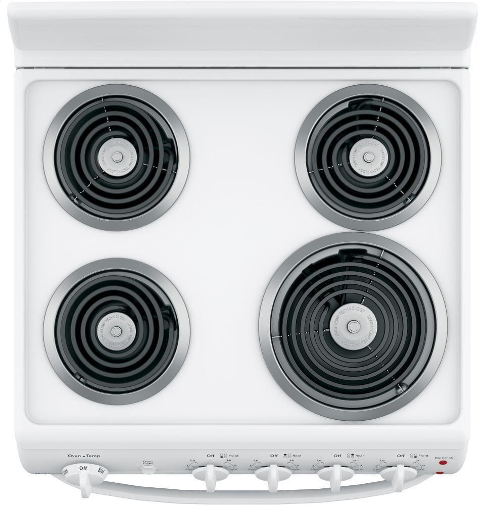 Hotpoint RAS300DMWW Hotpoint® 24" Free-Standing Front-Control Electric Range
