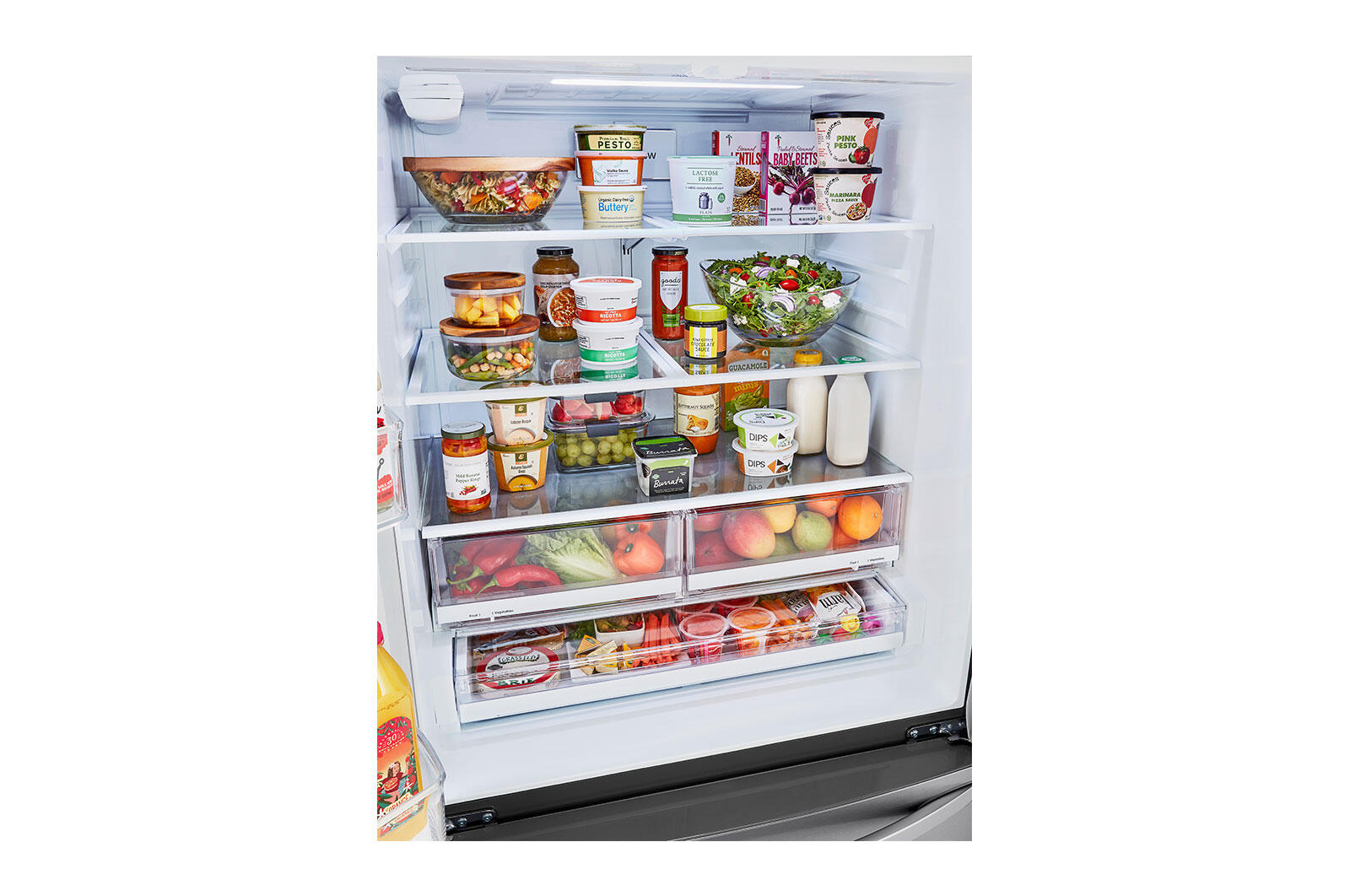 Lg LRFWS2906S 29 Cu Ft. French Door Refrigerator With Slim Design Water Dispenser