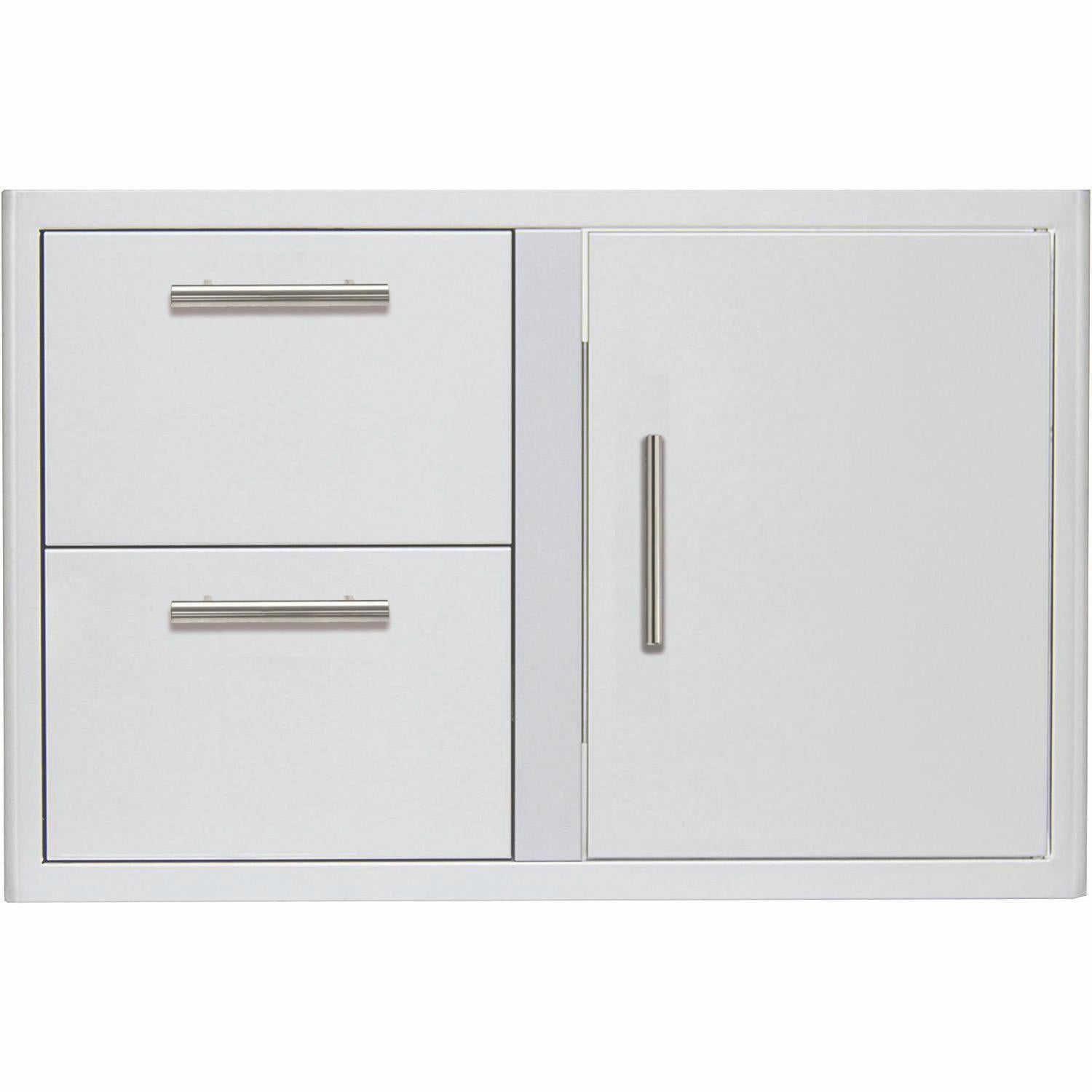 Blaze Grills BLZDDCRLTSC Blaze 32-Inch Access Door & Double Drawer Combo