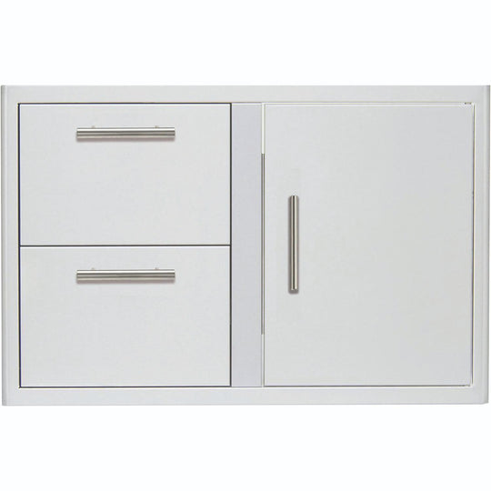 Blaze Grills BLZDDCRLTSC Blaze 32-Inch Access Door & Double Drawer Combo