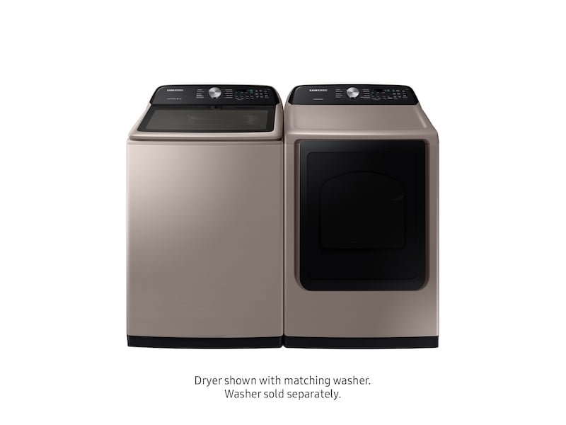 Samsung DVG50T5300C 7.4 Cu. Ft. Gas Dryer With Sensor Dry In Champagne