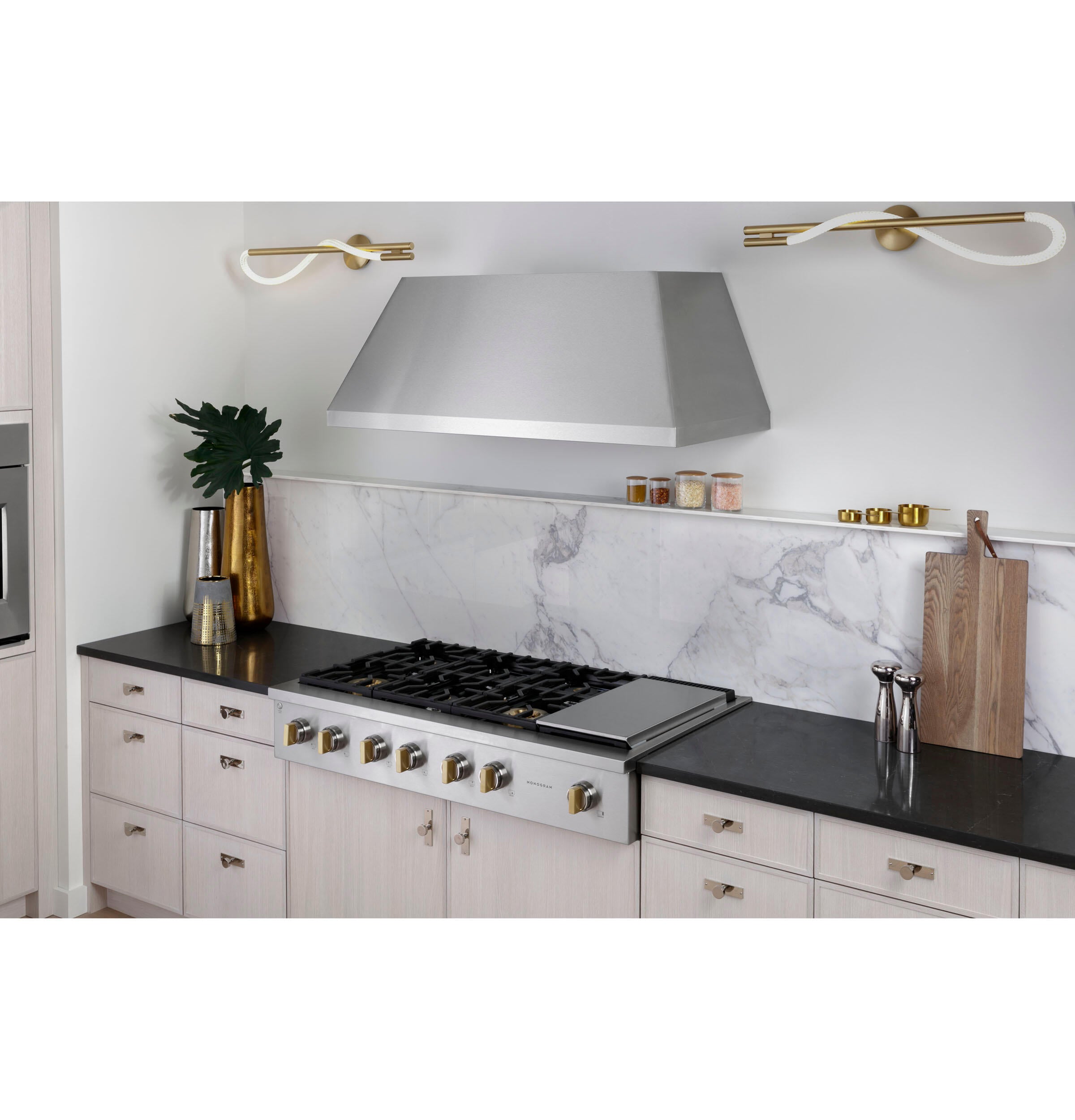 Monogram ZVW1480SPSS Monogram 48" Stainless Steel Professional Hood With Quietboost™ Blower