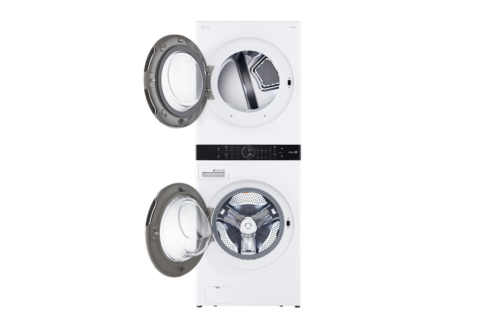 Lg WKGX201HWA Single Unit Front Load Lg Washtower™ With Center Control™ 4.5 Cu. Ft. Washer And 7.4 Cu. Ft. Gas Dryer