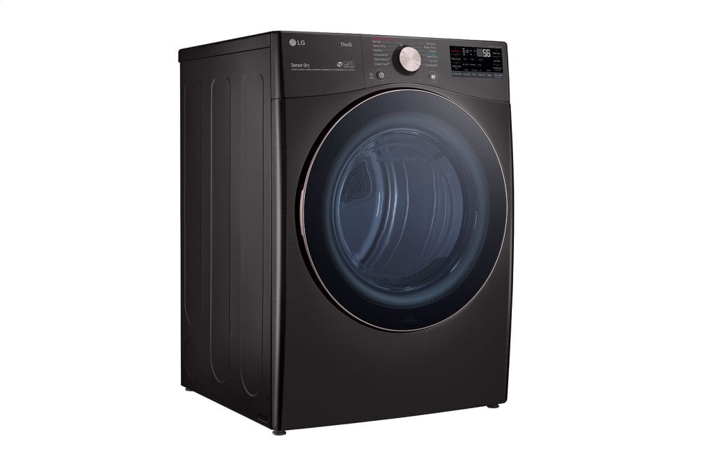 Lg DLGX4001B 7.4 Cu. Ft. Ultra Large Capacity Smart Wi-Fi Enabled Front Load Gas Dryer With Turbosteam™ And Built-In Intelligence