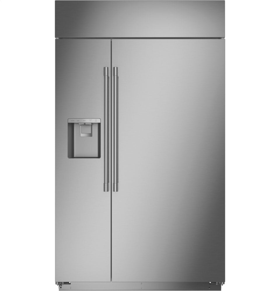 Monogram ZISS480DNSS Monogram 48" Smart Built-In Side-By-Side Refrigerator With Dispenser
