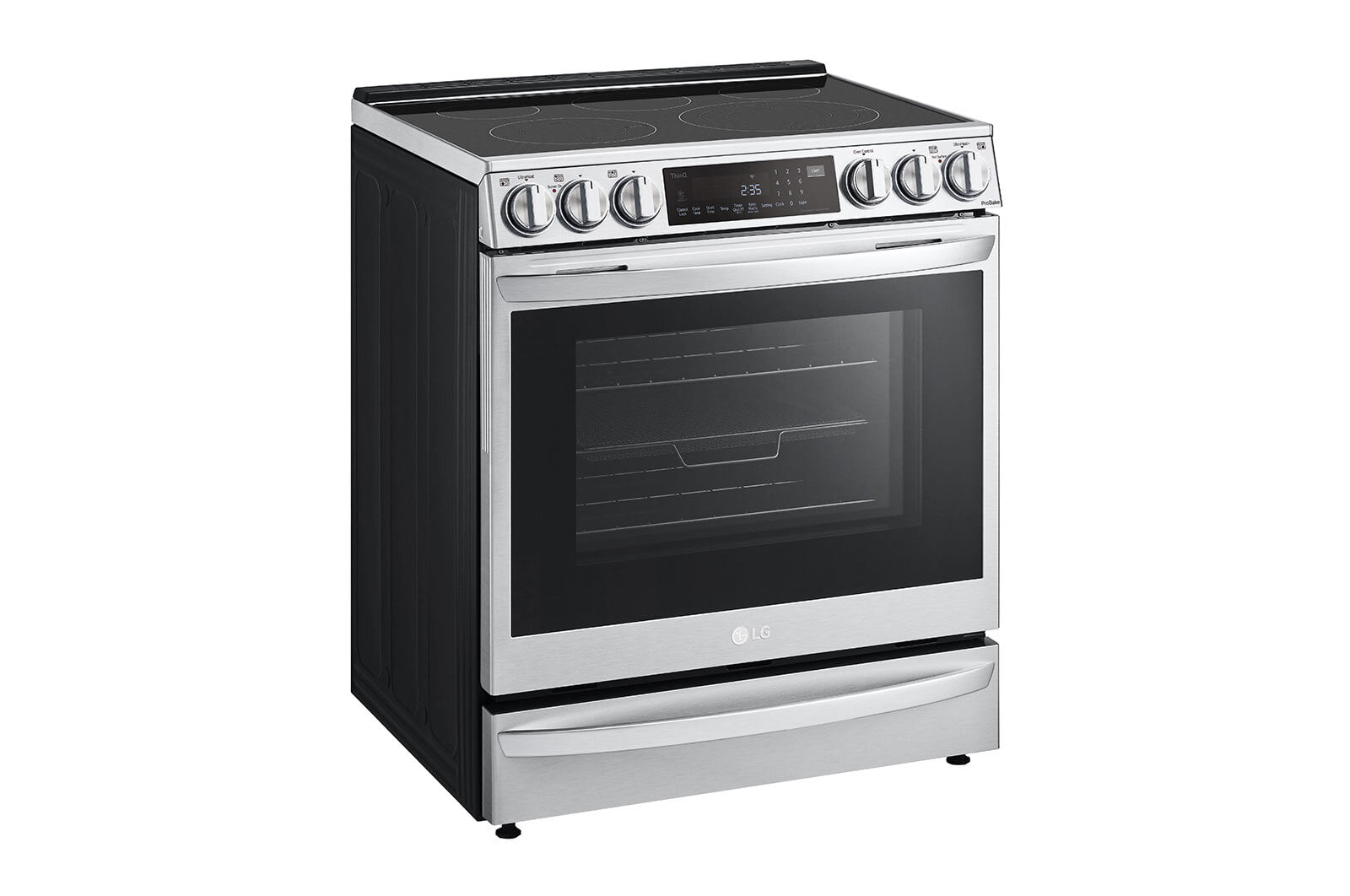 Lg LSEL6337F 6.3 Cu Ft. Smart Wi-Fi Enabled Probake Convection® Instaview® Electric Slide-In Range With Air Fry