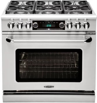 Capital CSB362B2 Connoisseurian 36" Dual Fuel Self Clean Range
