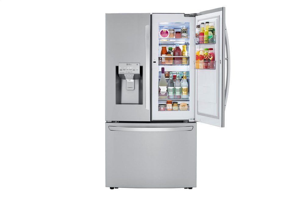 Lg LRFDS3016S 30 Cu. Ft. Smart Wi-Fi Enabled Door-In-Door® Refrigerator With Craft Ice™ Maker