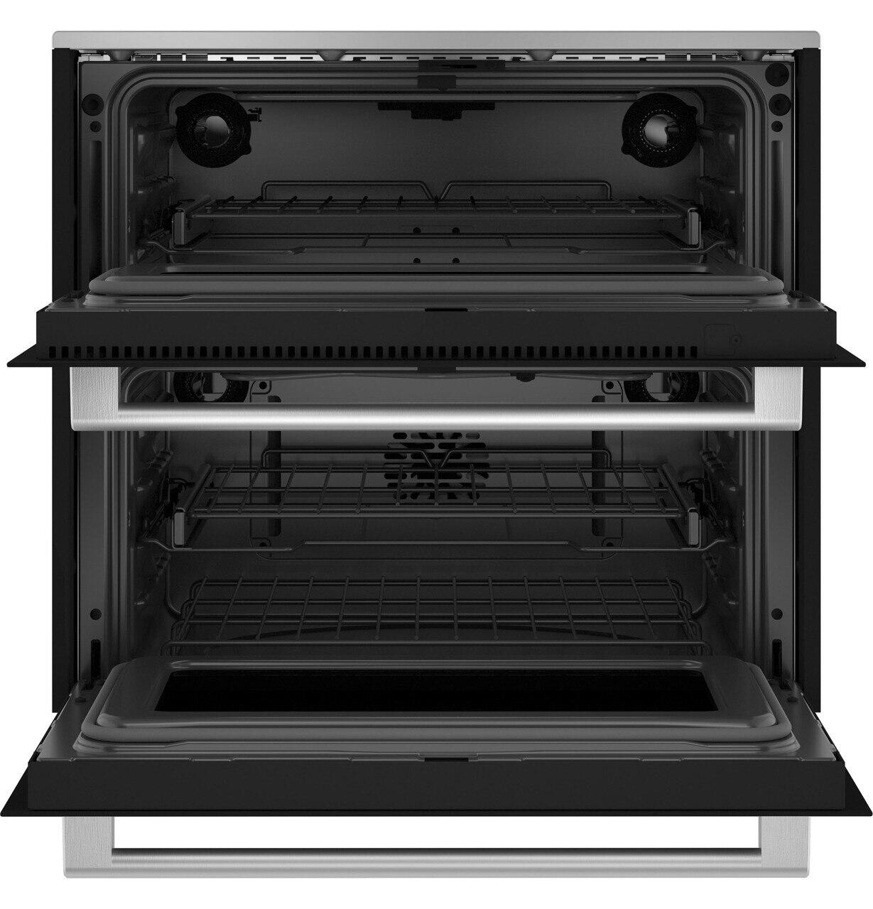 Cafe CTS92DM2NS5 Café™ 30" Smart Built-In Twin Flex Single Wall Oven In Platinum Glass