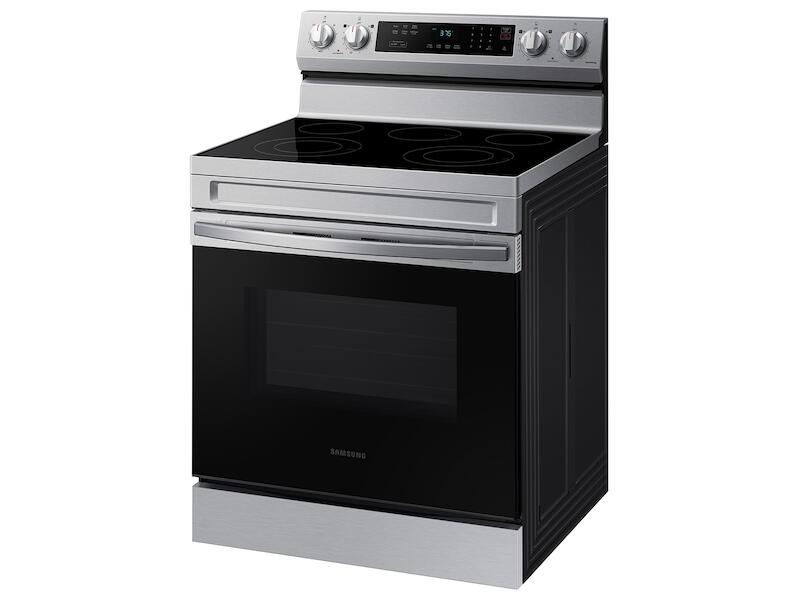 Samsung NE63A6311SS 6.3 Cu. Ft. Smart Freestanding Electric Range With Rapid Boil™ & Self Clean In Stainless Steel