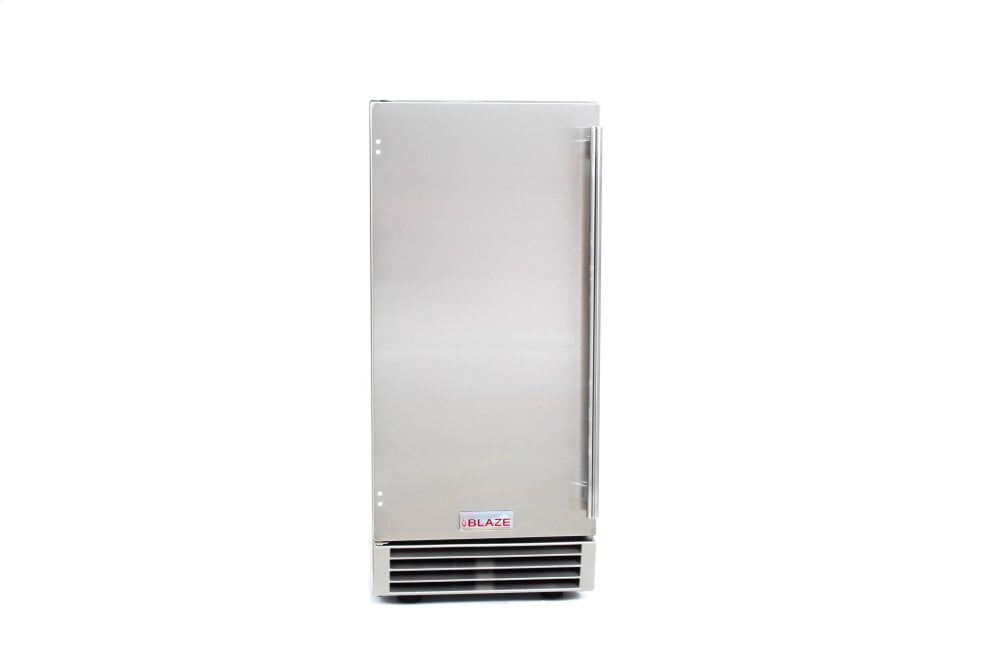Blaze Grills BLZICEMKR50GR Blaze 50 Lb. 15 Inch Outdoor Ice Maker With Gravity Drain