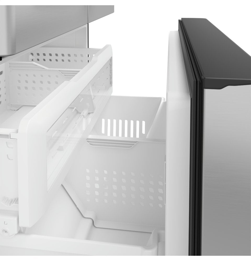 Cafe CYE22UP2MS1 Café Energy Star® 22.1 Cu. Ft. Smart Counter-Depth French-Door Refrigerator With Keurig® K-Cup® Brewing System