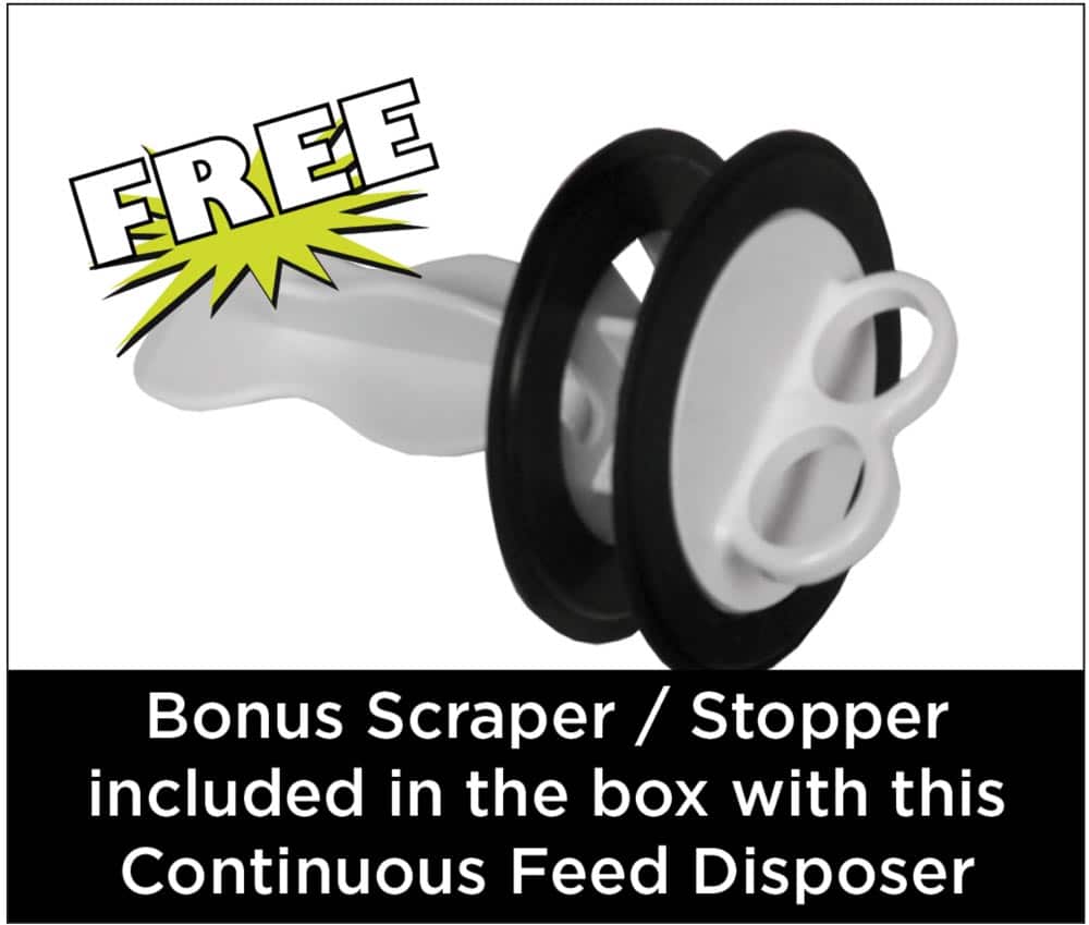 Xo Appliance XOD34HP 3/4 Hp Twist Lock Mount, Continuous Feed Disposal