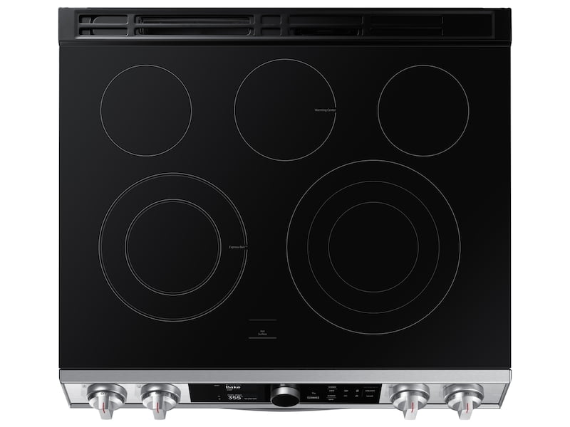 Samsung NE63T8751SS 6.3 Cu. Ft. Flex Duo™ Front Control Slide-In Electric Range With Smart Dial, Air Fry & Wi-Fi In Stainless Steel