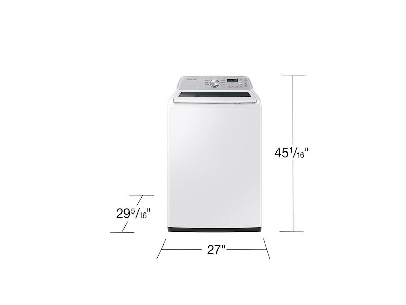 Samsung WA47CG3500AW 4.7 Cu. Ft. Large Capacity Smart Top Load Washer With Active Waterjet In White