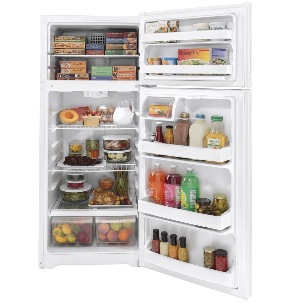 Hotpoint HPS18BTNRWW Hotpoint® 17.5 Cu. Ft. Recessed Handle Top-Freezer Refrigerator