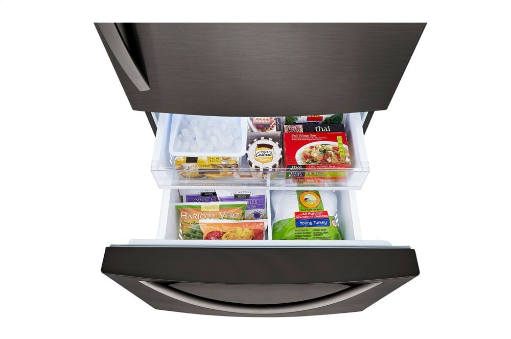Lg LRDCS2603D 26 Cu. Ft. Bottom Freezer Refrigerator