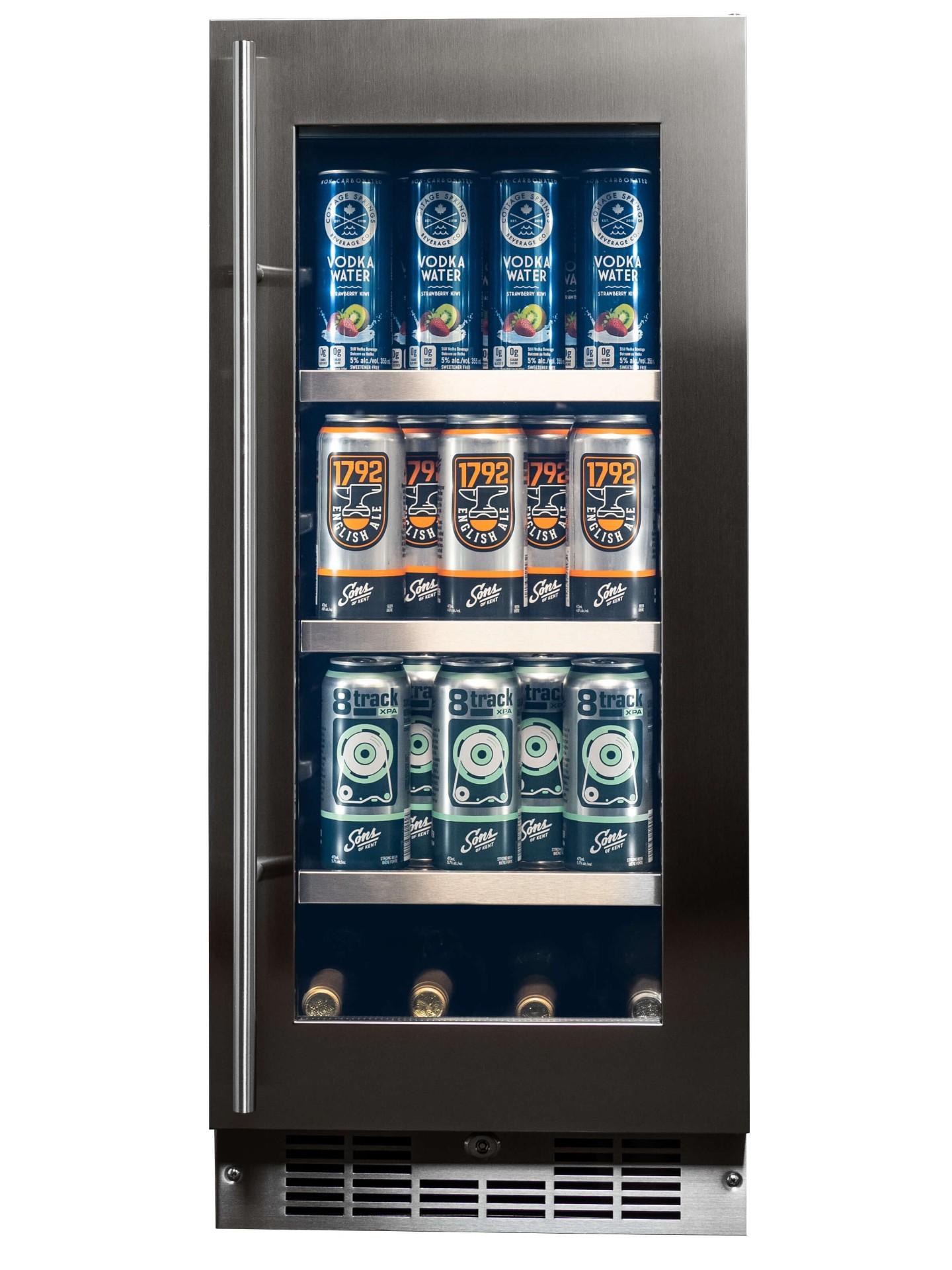 Silhouette SPRBC031D1SS Silhouette - 3.1 Cu. Ft. Built-In Under Counter Beverage Center