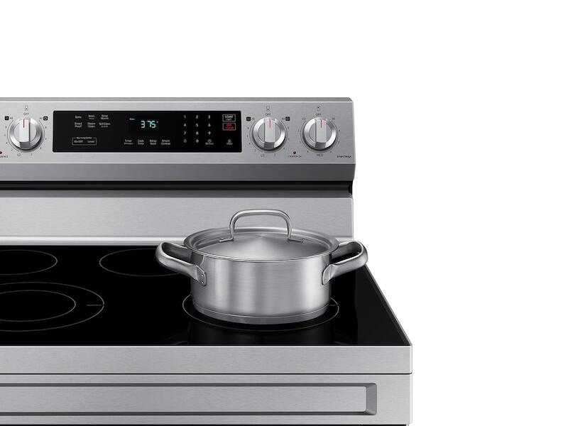 Samsung NE63A6311SS 6.3 Cu. Ft. Smart Freestanding Electric Range With Rapid Boil™ & Self Clean In Stainless Steel