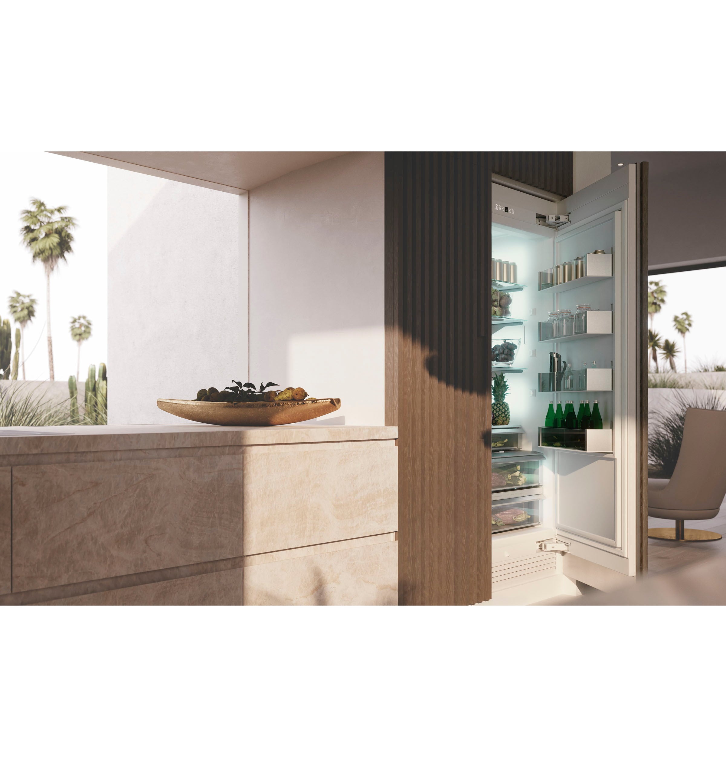 Monogram ZIF241NPNII Monogram 24" Smart Integrated Column Freezer