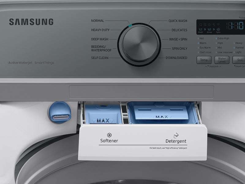 Samsung WA47CG3500AW 4.7 Cu. Ft. Large Capacity Smart Top Load Washer With Active Waterjet In White