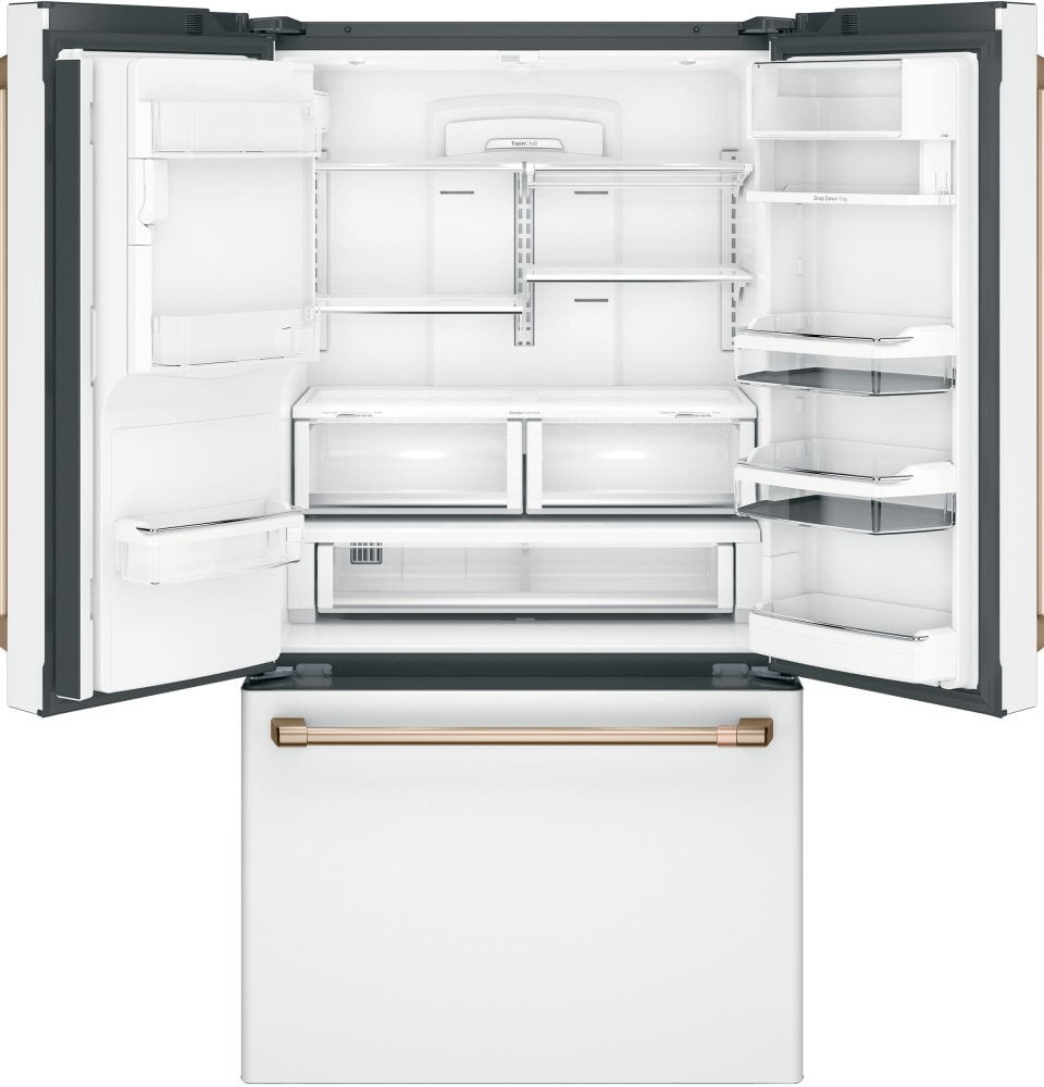 Cafe CYE22TP4MW2 Café Energy Star® 22.1 Cu. Ft. Smart Counter-Depth French-Door Refrigerator With Hot Water Dispenser