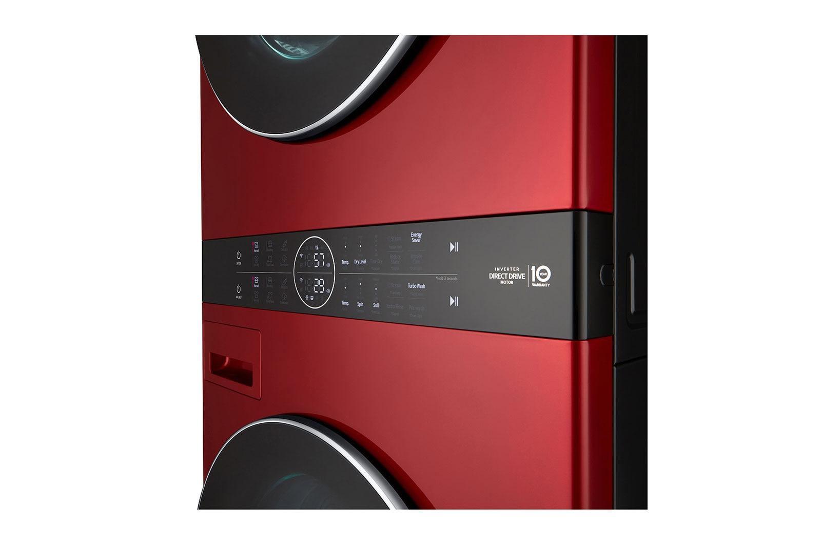 Lg WKGX201HRA Single Unit Front Load Lg Washtower™ With Center Control™ 4.5 Cu. Ft. Washer And 7.4 Cu. Ft. Gas Dryer