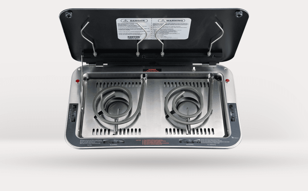 Kenyon B61149 240V Alcohol/Electric 2 Burner
