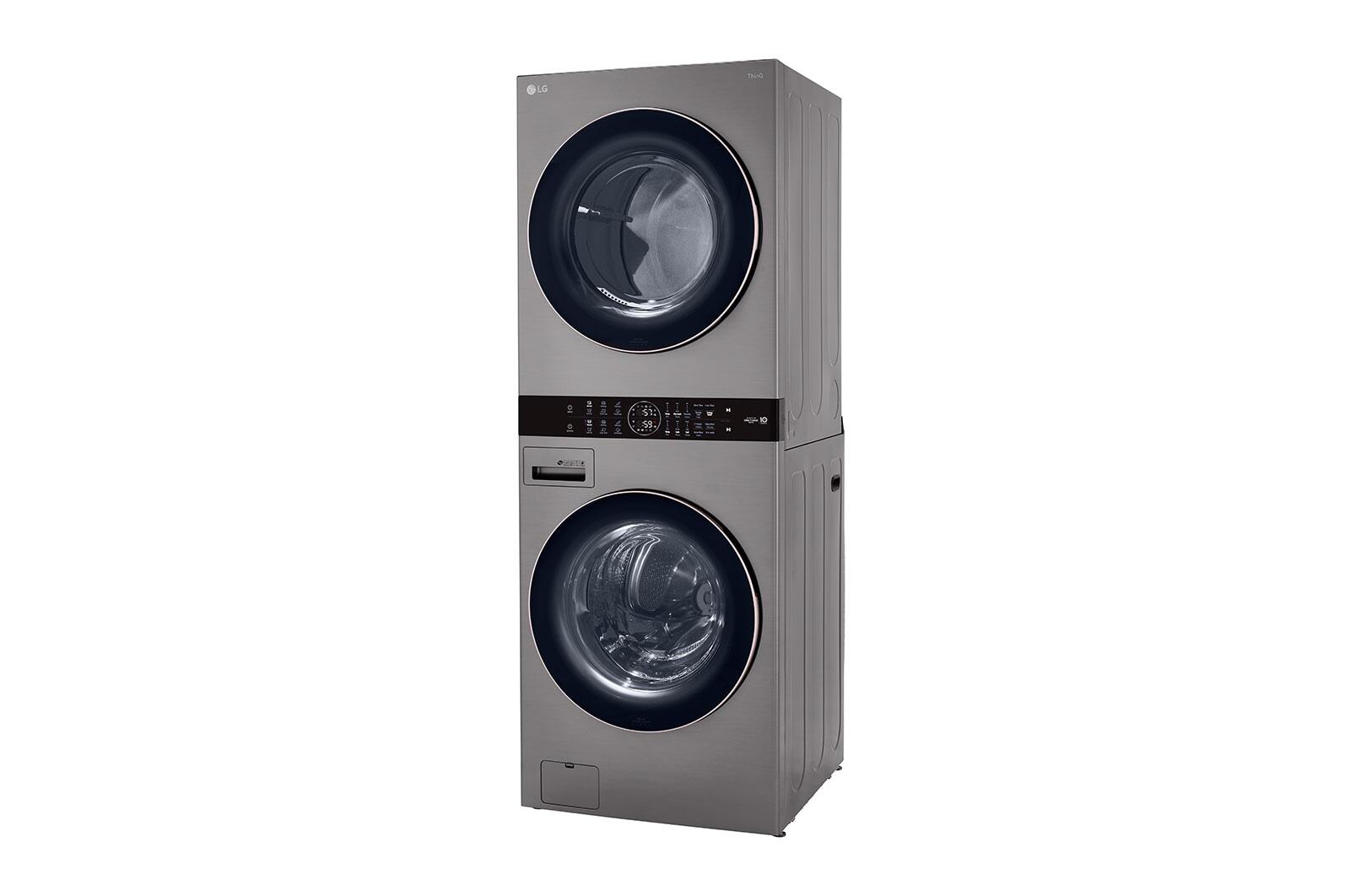Lg WKE100HVA Single Unit Front Load Lg Washtower™ With Center Control™ 4.5 Cu. Ft. Washer And 7.4 Cu. Ft. Electric Dryer