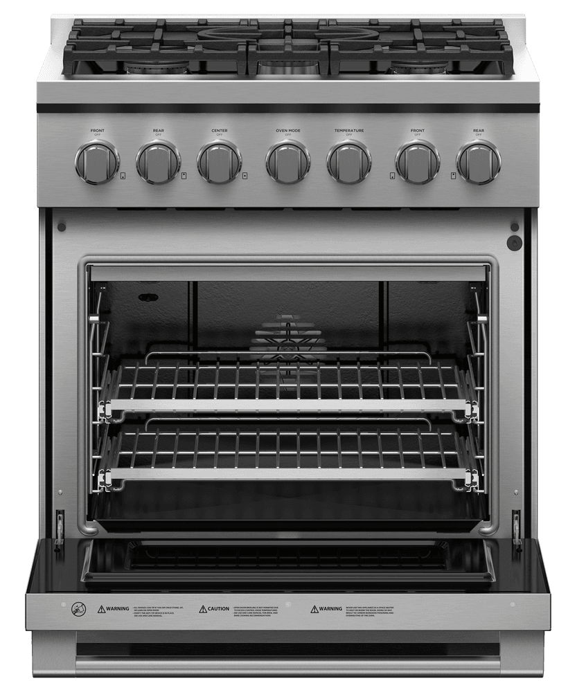 Fisher & Paykel RGV3305L Gas Range, 30", 5 Burners, Lpg