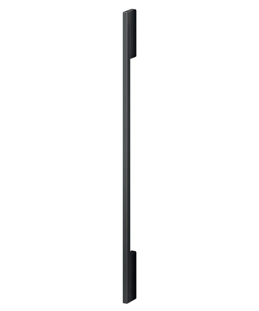 Fisher & Paykel AHD5RDB74B Square Fine Black Handle For Integrated Refrigerator Freezer, 24"