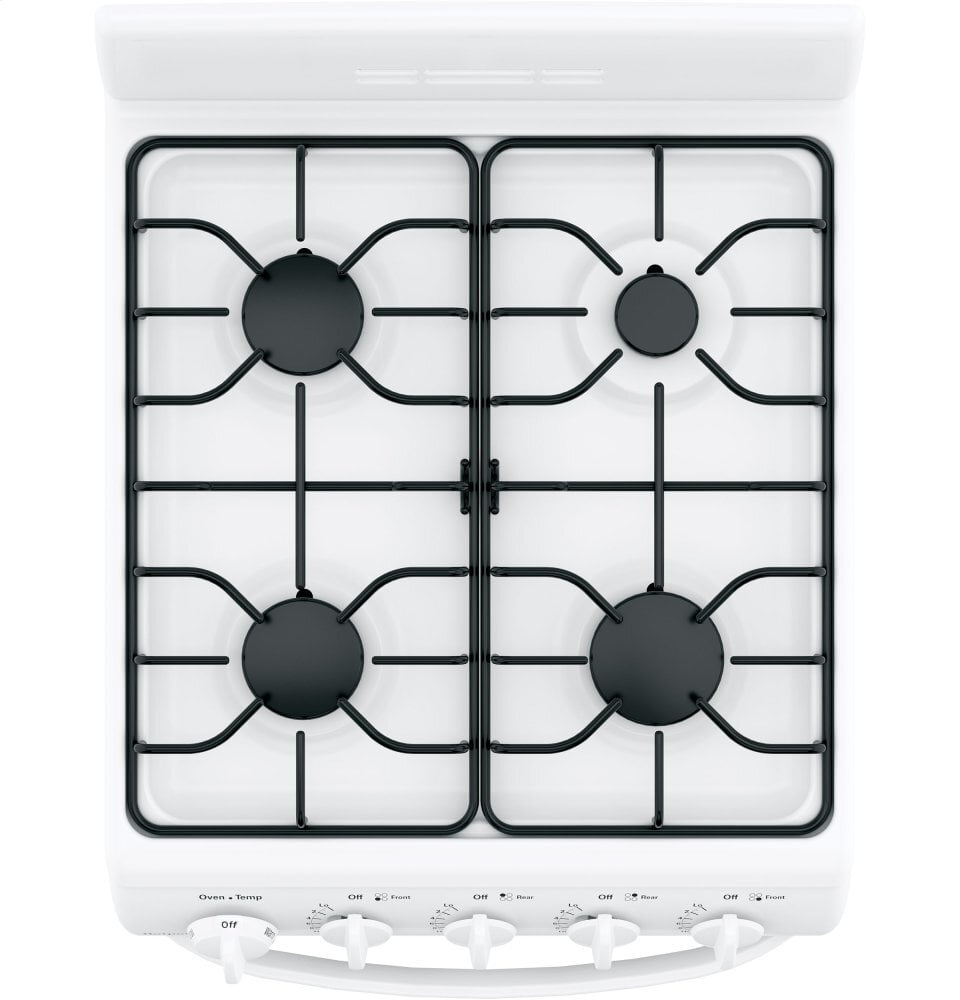 Hotpoint RGAS200DMWW Hotpoint® 20" Front-Control Free-Standing Gas Range With Sealed Burners