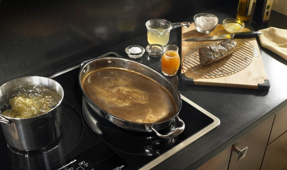 Kitchenaid KICU569XSS 36-Inch 5-Element Induction Cooktop, Architect® Series Ii - Stainless Steel