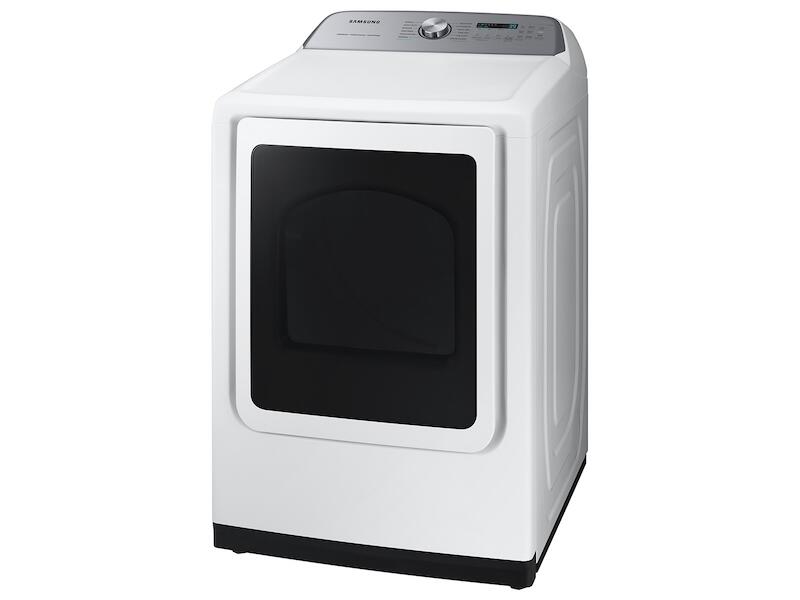 Samsung DVG52A5500W 7.4 Cu. Ft. Smart Gas Dryer With Steam Sanitize+ In White