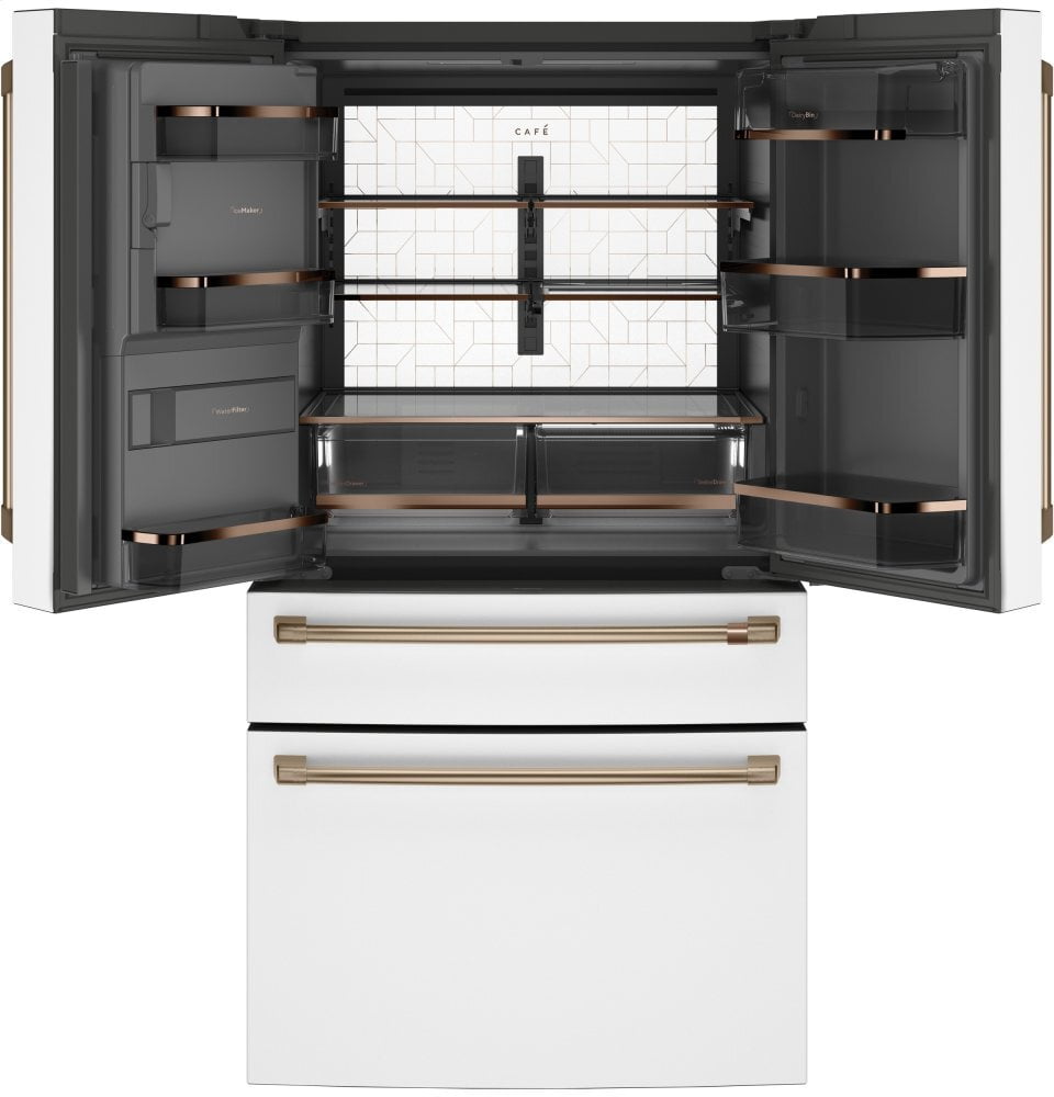 Cafe CVE28DP4NW2 Café Energy Star® 27.8 Cu. Ft. Smart 4-Door French-Door Refrigerator