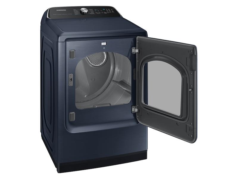 Samsung DVE54CG7150D 7.4 Cu. Ft. Smart Electric Dryer With Pet Care Dry And Steam Sanitize+ In Brushed Navy