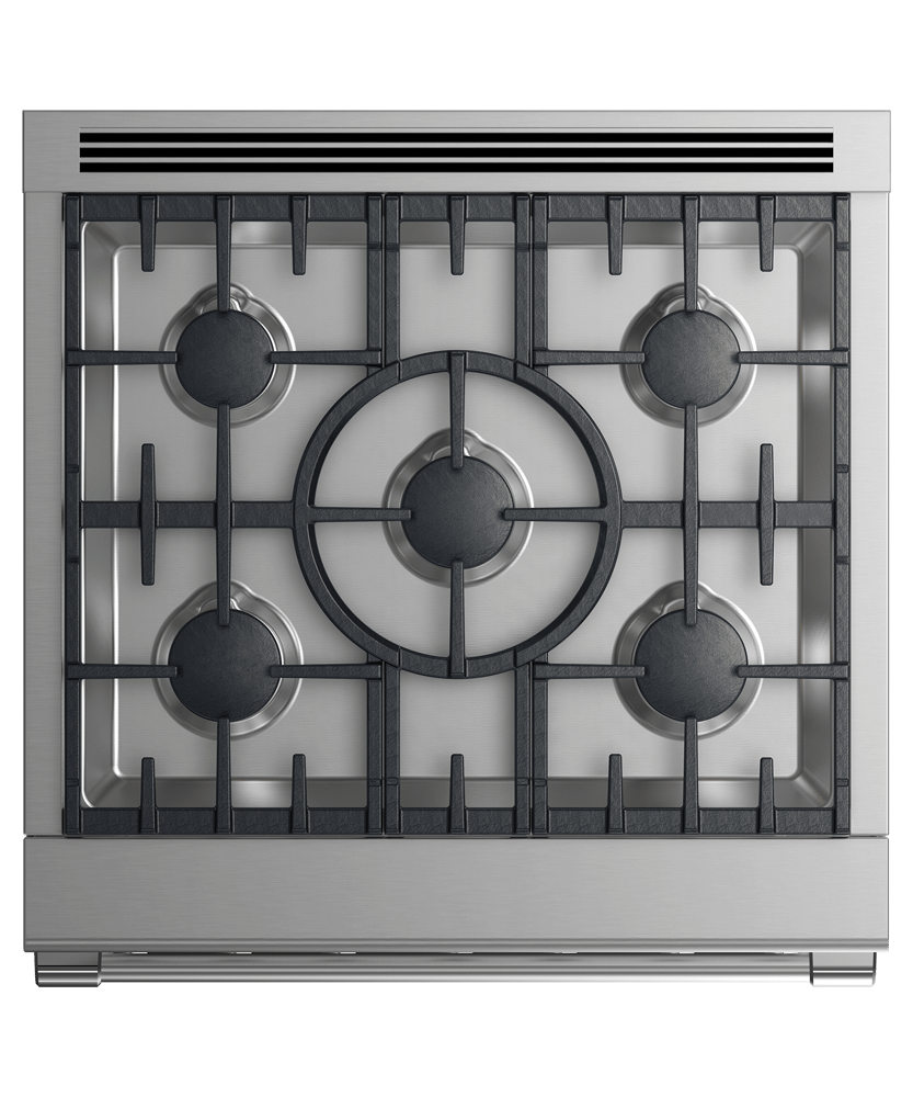 Fisher & Paykel RDV2305LN Dual Fuel Range, 30", 5 Burners