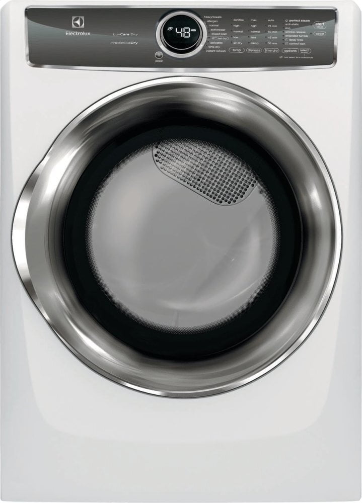Electrolux EFMG627UIW Front Load Perfect Steam™ Gas Dryer With Predictivedry™ And Instant Refresh - 8.0. Cu. Ft.