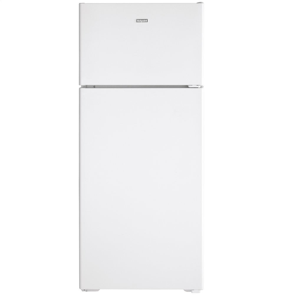 Hotpoint HPS18BTNRWW Hotpoint® 17.5 Cu. Ft. Recessed Handle Top-Freezer Refrigerator