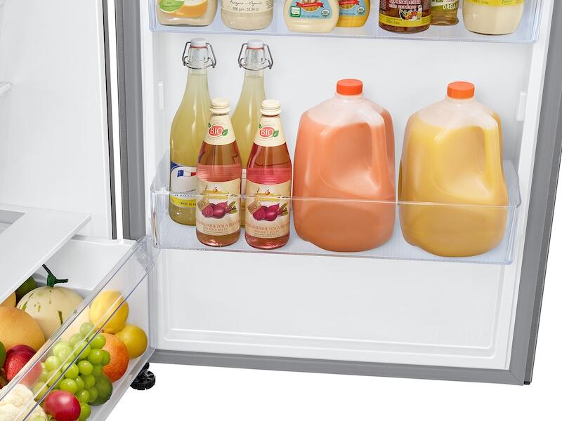 Samsung RT16A6195SR 15.6 Cu. Ft. Top Freezer Refrigerator With All-Around Cooling In Stainless Steel